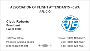AFA Business Card