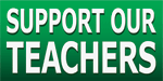 Support our Teachers sticker