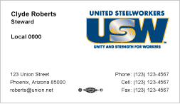 USW Business Card Template 3
