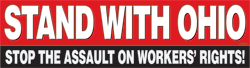 Stand With Ohio bumper sticker