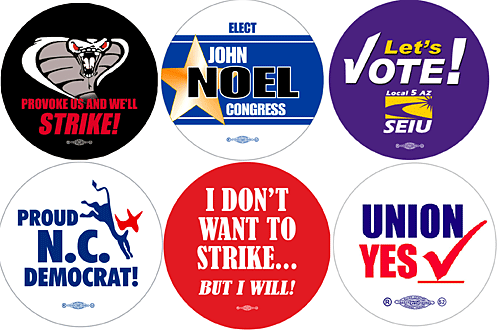 union printed stickers